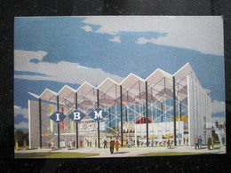 Expo 1958 Bruxelles Pavilion IBM Avec Sont Timbre Et Cachet - Unclassified