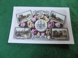 VINTAGE EUROPE UK CUMBRIA: CARLISLE Multiview Crested Tint 1919 Nicholson - Carlisle