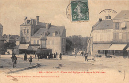 10-ROMILLY-PLACE DE L'EGLISE ET AVENUE DU CHÂTEAU - Romilly-sur-Seine