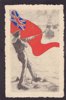 CPA Angleterre Patriotique Marine Voir Dos - Other & Unclassified
