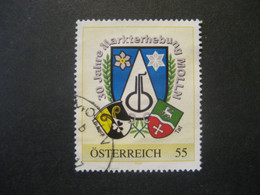 Österreich- Pers.BM Molln 30 Jahre Markterhebung Gebraucht - Personalisierte Briefmarken