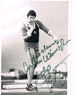 JEUX OLYMPIQUES - AUTOGRAPHE SUR PHOTO - ALLEMAGNE DE L'EST - BEYER - ATHLETISME  - - Autografi