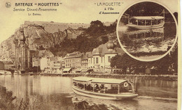 Bateaux Mouettes Automobiles Dinant Anseremme   La Mouette A L'ile D'anseremme  Voir Verso! - Dinant