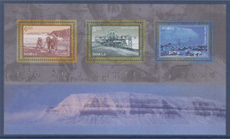 Bloc 3 Timbres Dentelés Neufs, Norvège 100 Ans Dans L'arctique 2006 - Blocks & Sheetlets