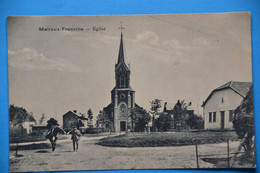 Melreux-Fronville 1920: L'église Animée Avec Personnage Et Cheval - Hotton