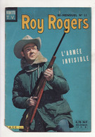 ROY ROGERS N°11 L'ARMEE INVISIBLE Vedette Tv éditeur S.A.G.E - Sagédition