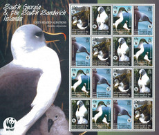 ANTARCTIQUE - Géorgie Du Sud 2003 Albatros - Yv. 352/355 ** Feuille - Unused Stamps