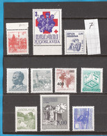 YU -10-10  AUSVERKAUF BILLIG GUTE QUALITET  JUGOSLAVIJA JUGOSLAWIEN   MNH - Collections, Lots & Séries