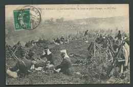 Camp De Mailly - La Grand'halte, La Soupe En Plein Champs Maca1901 - Manoeuvres