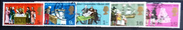 GRANDE-BRETAGNE                      N° 586/590                      OBLITERE - Used Stamps