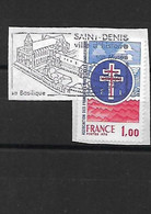 702 -croix De Lorraine Sur Fragment Et Flamme SAINT DENIS - Sonstige & Ohne Zuordnung