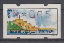 ISRAEL 1994 SIMA ATM YAFO 0.05 SHEKELS NUMBER 004 - Franking Labels