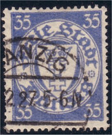 296 Danzig 35 Pf Bleu 1936 (DAN-33) - Danzig