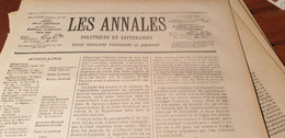 ANNALES 98 / CHINE LI HUNG CHANG WE HAI WEI - Revues Anciennes - Avant 1900