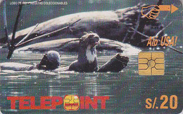 Télécarte à Puce PEROU - ANIMAL - LOUTRE - OTTER - PERU Chip Phonecard - 164 - Perù