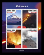 Sierra Leone 2020 Mih. 12386/89 Volcanoes MNH ** - Sierra Leone (1961-...)