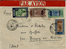 1932-enveloppe PAR AVION Affr. 3,50 F De NEMA / Soudan Français  Pour Bourg En Bresse - Storia Postale