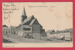 Chapelle-lez-Herlaimont -L'Eglise - 1905 ( Voir Verso ) - Chapelle-lez-Herlaimont