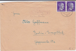 DR 3 Reich Landpost Stempel Alt Jägel ü Münsterberg Ostgebiete Schlesien Bf 1943 - Brieven En Documenten