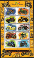 2002 Francia, Motociclette Moto, Foglietto, Serie Completa Nuova (**) - Blocs Souvenir