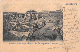 ¤¤   -   LUXEMBOURG    -  Viaduc De La Gare, Rochers Du Saint-Esprit Et Le Grund    -   ¤¤ - Luxembourg - Ville