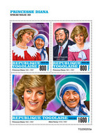Togo  2020  Princess Diana ， Luciano Pavarotti， Mother Teresa  S202008 - Togo (1960-...)