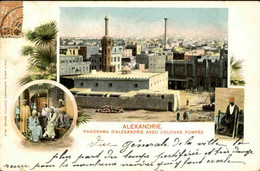 EGYPTE - Carte Postale - Alexandrie - Panorama Avec Colonne Pompée - L 74634 - Alexandrie