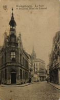 Blankenberge - Blankenberghe // LA Poste Et Le Grand Hotel Du Littoral 19?? Vlekkig En Beetje Sleets - Blankenberge