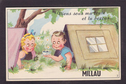 CPA Aveyron 12 Millau Carte Dpliant Complet Système écrite - Millau