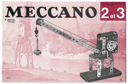 Manuel D'Instructions MECCANO Triang - Boîtes N° 2 Et 3 - Meccano
