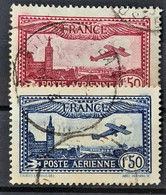 FRANCE 1930 - Canceled - YT 5, 6 - Poste Aérienne - 1927-1959 Usati