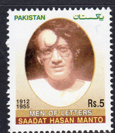 Pakistan 2005 50th Death Anniversary Of Saadat Hasan Manto, MNH, SG 1280 (E) - Pakistan