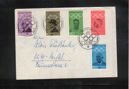 Germany / Deutschland 1968 Olympic Games Grenoble Interesting Letter - Winter 1968: Grenoble