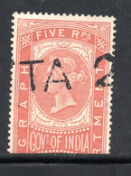 TELEGRAPH YT 10 - 1858-79 Compagnie Des Indes & Gouvernement De La Reine