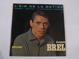 Disque  JACQUES BREL  -  L '  AIR DE LA BETISE - Musiques Du Monde