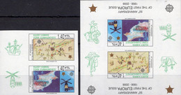 Map EUROPA 2006 Türkei-Cyprus 630/1+Block 24B ** 14€ Philatelic Bloque Se-tenant Hoja 50 Years CEPT Sheet Bf ZYPRUS - Autres & Non Classés