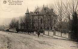 Bonne - Modave - Château Dufrénoy Et Route De Vierset - Kasteel - Modave