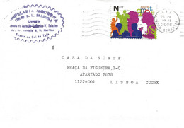 TIMBRES - STAMPS - BRIEFMARKEN - FRANCOBOLLI - SELLOS - LETTRE - PORTUGAL - 2006 - FÉLICITATIONS - CADEAU - Brieven En Documenten