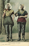 Nederland, YERSEKE, Visschersvrouwen, Klederdracht (1900s) Ansichtkaart - Yerseke