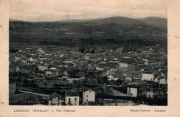 Langeac (Haute-Loire) Vue Centrale (générale) - Photo Ferrari 1936 - Langeac