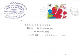 TIMBRES - STAMPS - BRIEFMARKEN - FRANCOBOLLI - SELLOS - LETTRE AVEC CODE À BARRE - PORTUGAL - 2006 - FÉLICITATIONS FILS - Lettres & Documents