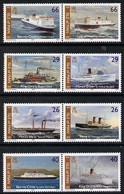 Isle Of Man 2005 175th Anniversary Of Steam Packet Company Perf Set Of 8 (4 Se-tenant Pairs) U/M SG 1217-24 - Non Classificati