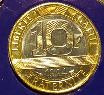 Rare (3707 Unités), 10 Francs Génie 1994 BU Abeille, FDC. - K. 10 Francs