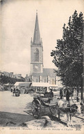 50-BREHAL- LA PLACE DU MARCHE ET L'EGLISE - Brehal