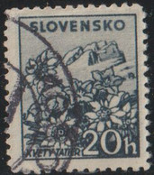 Eslovaquia 1944 Scott 104 Sello º Montañas Flora Kvety Tatier Michel 143 Yvert 113 Stamps Timbre Briefmarke Francobolli - Oblitérés