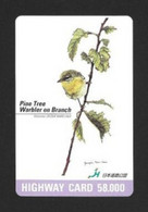 Télécarte Japonaise.   Oiseau.   Animaux. - Songbirds & Tree Dwellers