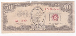 34 Montpellier Billet 50 Francs Night-Club  Rimmel  , Serie 1986  - H3 - Bons & Nécessité