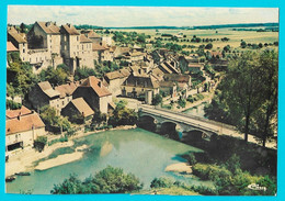 Pesmes Vue Aérienne Pont Sur L' Ognon Et Le Château - Pesmes