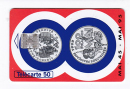 TELECARTE  COMMEMORATIVE   50u  /  8  MAI 1945 - Leger