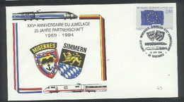 25 ème Annivesrsaire Du Jumelage  MIGENNES - SIMMERN - Migennes 18 Juin 1994 - Trains